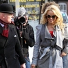 Pam Anderson Films Chips Ad in England